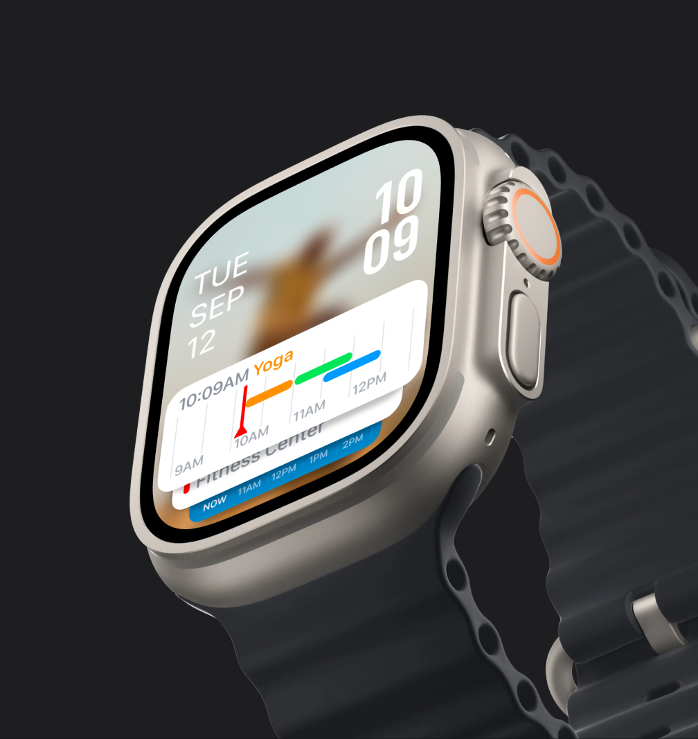 Fitastic schedule on an Apple Watch Ultra